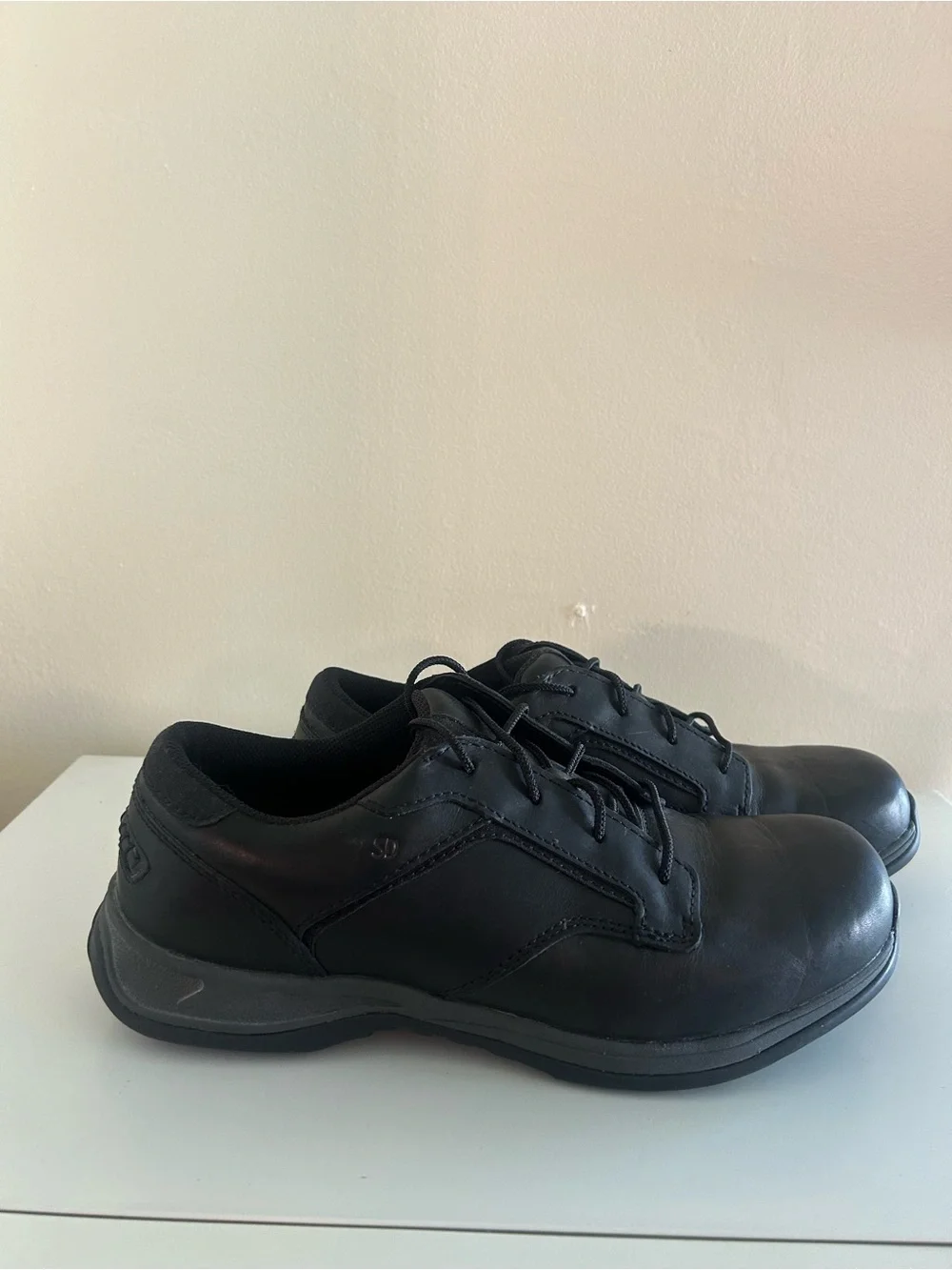 Men’s red wing  Black Lace-Up Work Shoes